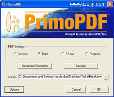 PrimoPDF - программа для создания PDF документов